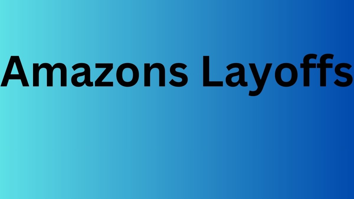 Amazons Layoffs